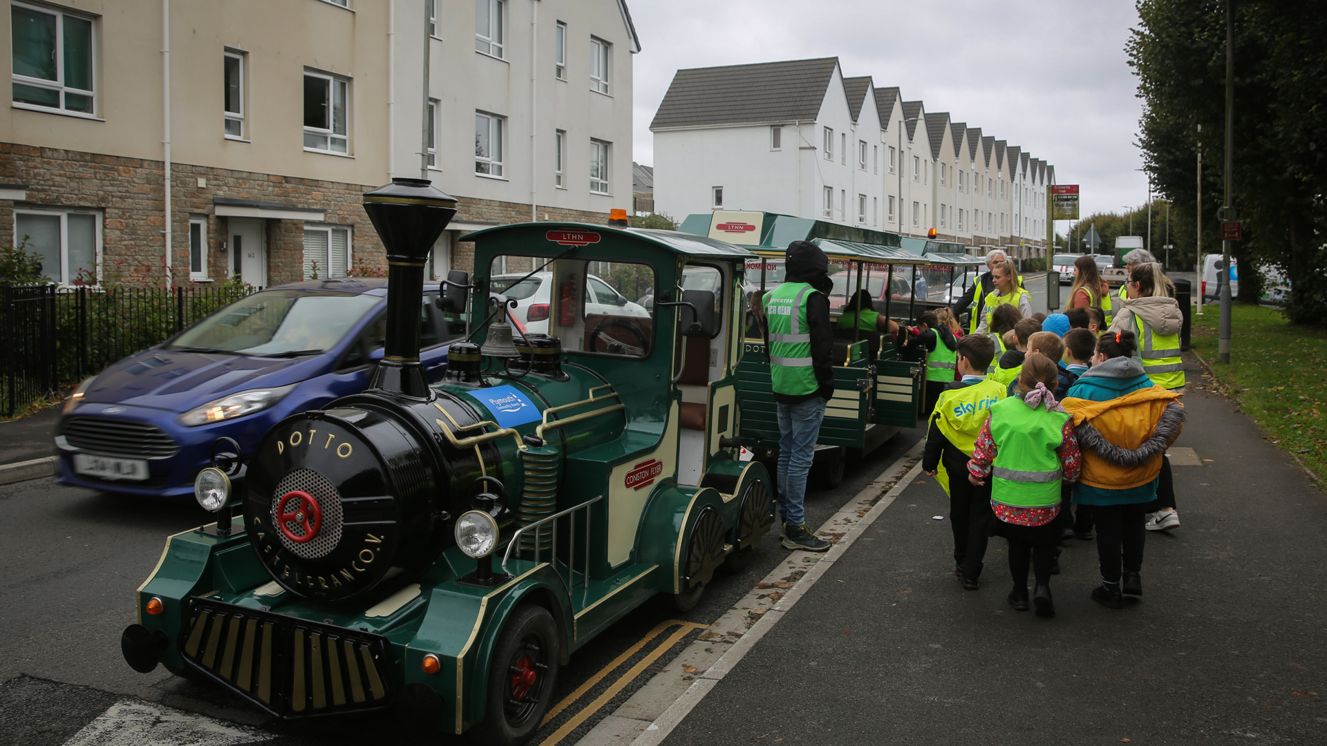 Mayflower Community Academy On Train