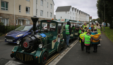 Mayflower Community Academy On Train